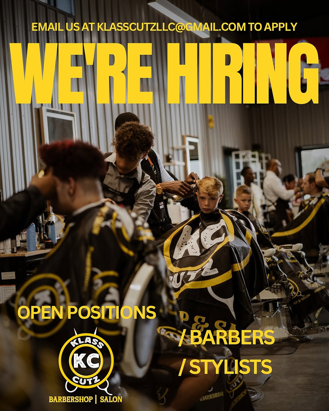 💈 Klass Cutz is Hiring! 💈 Barbers/Cosmetologists W